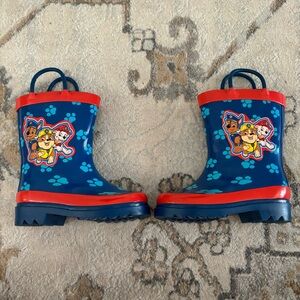 Paw Patrol Rain Boots Size 6 Kids